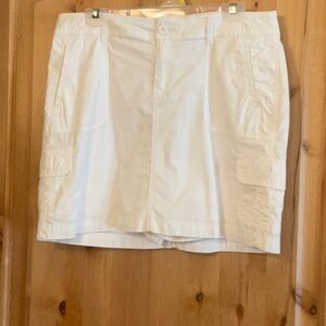 St. John's Bay White Mini Skirt